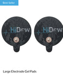 HiDow Large  Round Electrode Gel Pad for TENS/EMS/Microcurrent Electrotherapy Devices